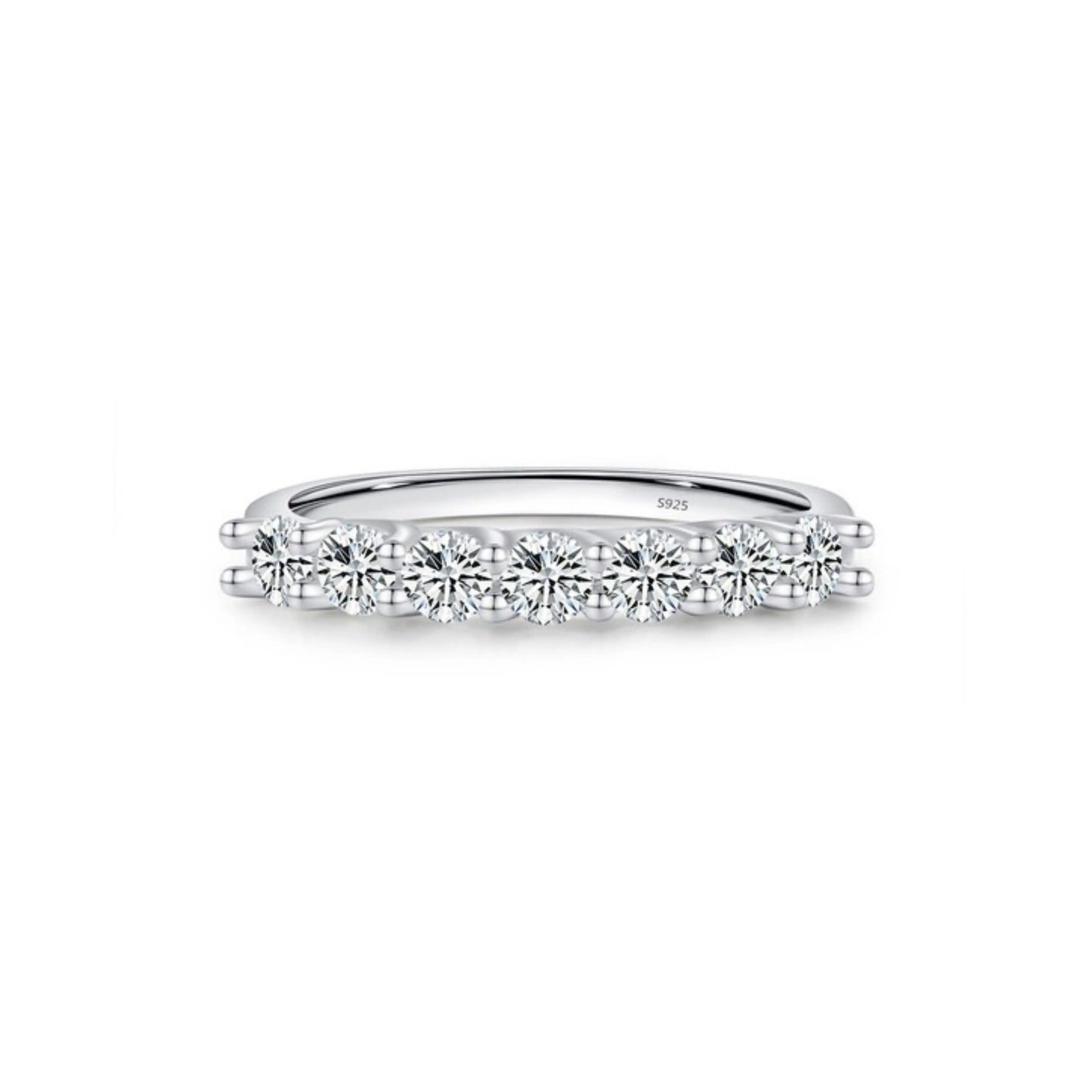 Moissanite Wedding Band MARCOSELLE