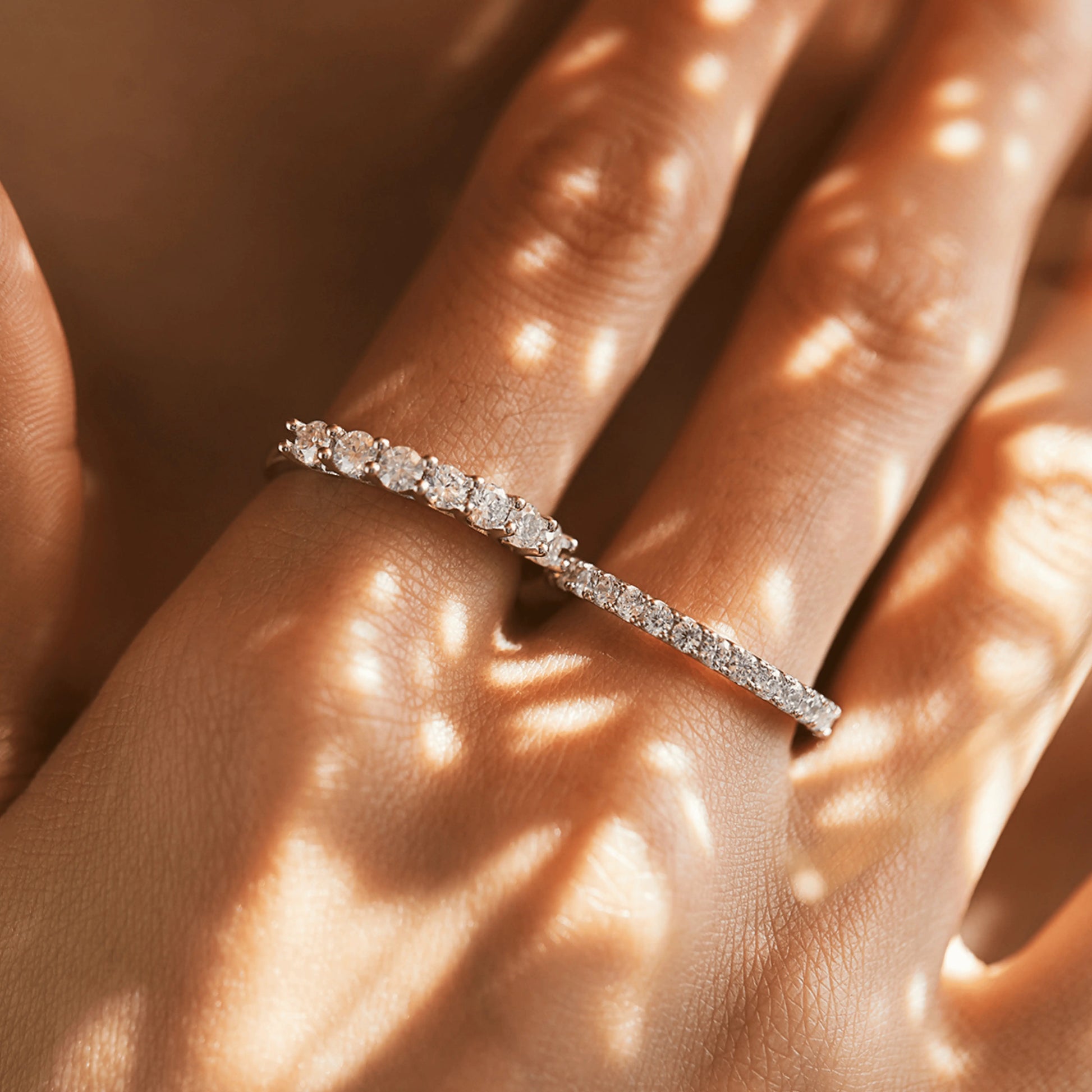 Moissanite Wedding Band MARCOSELLE