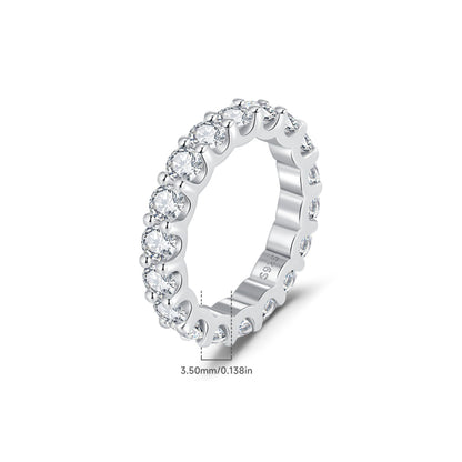 Moissanite Dazzling Eternity Ring MARCOSELLE