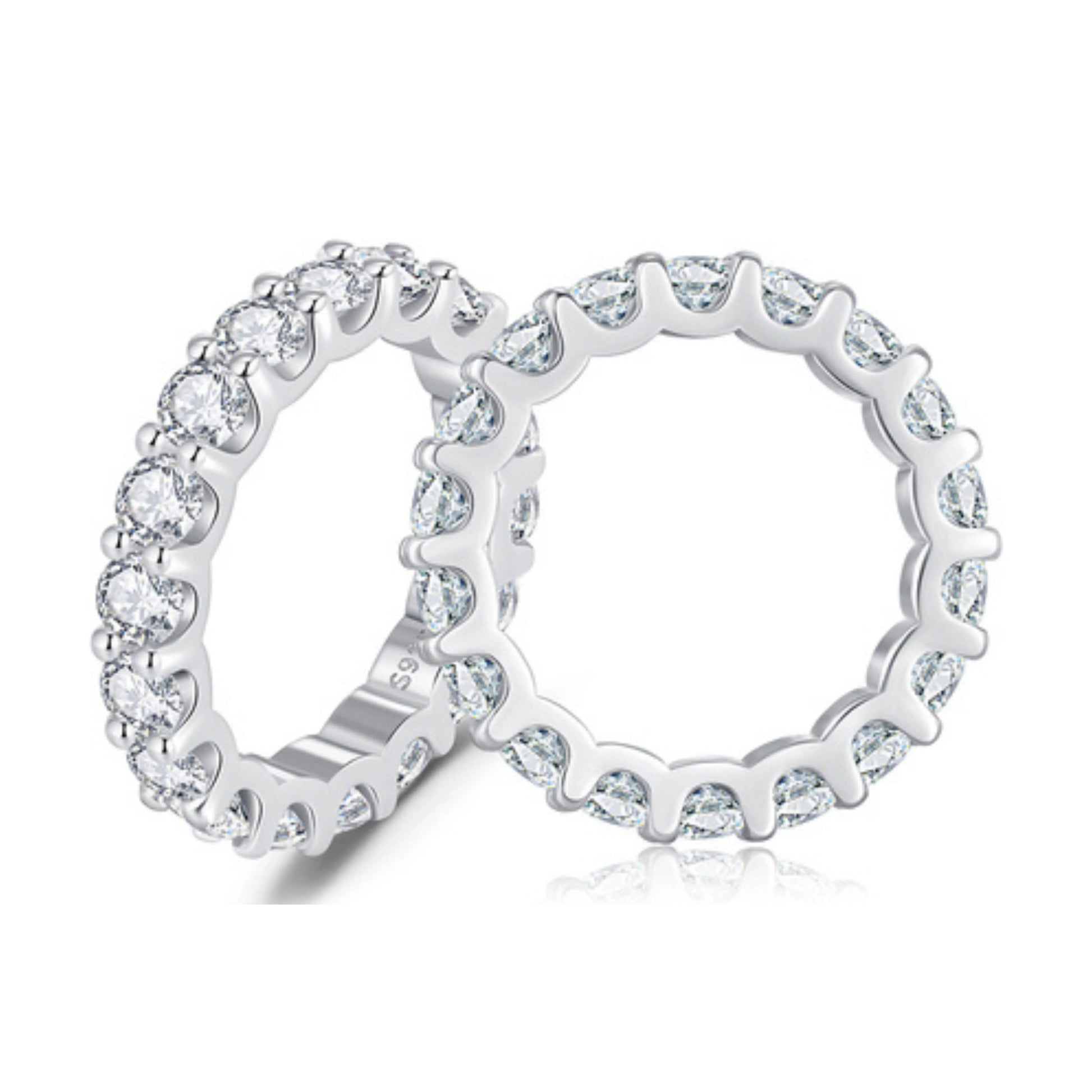 Moissanite Dazzling Eternity Ring MARCOSELLE