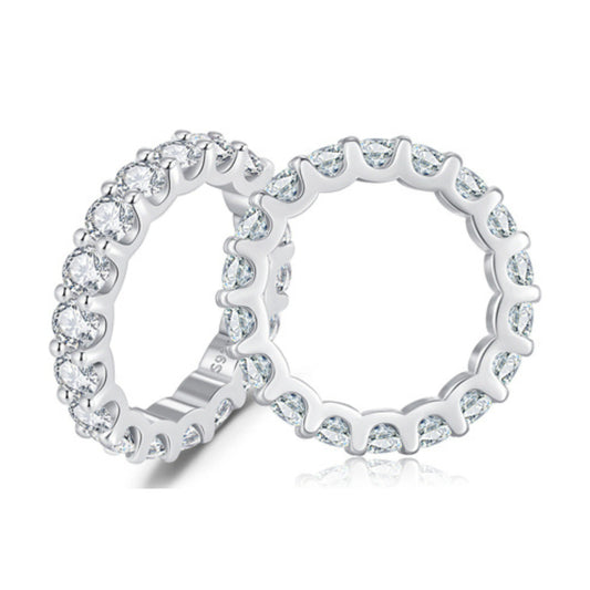 Moissanite Dazzling Eternity Ring MARCOSELLE