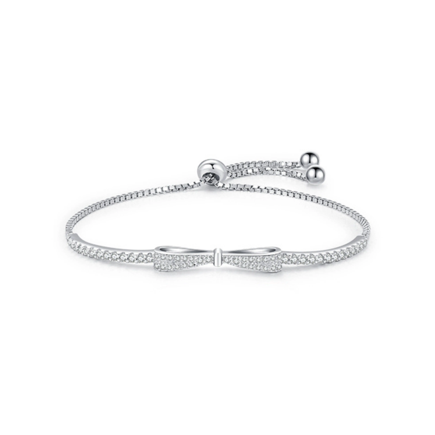 Sparkling Zirconia Bowknot Bracelet MARCOSELLE