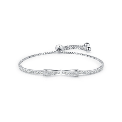 Sparkling Zirconia Bowknot Bracelet MARCOSELLE