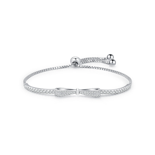 Sparkling Zirconia Bowknot Bracelet MARCOSELLE