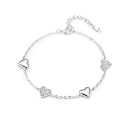 Mirror Hearts Bracelet