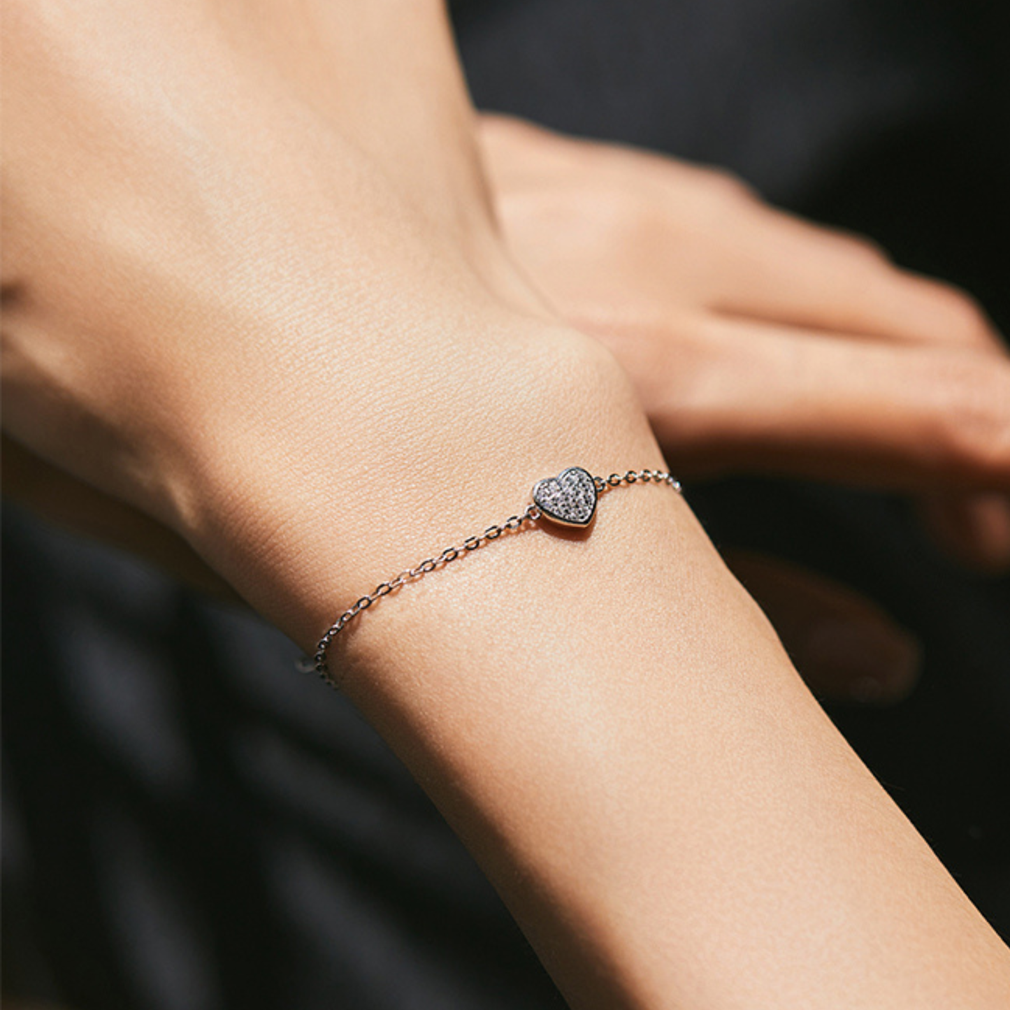 Heart Zirconia Bracelet