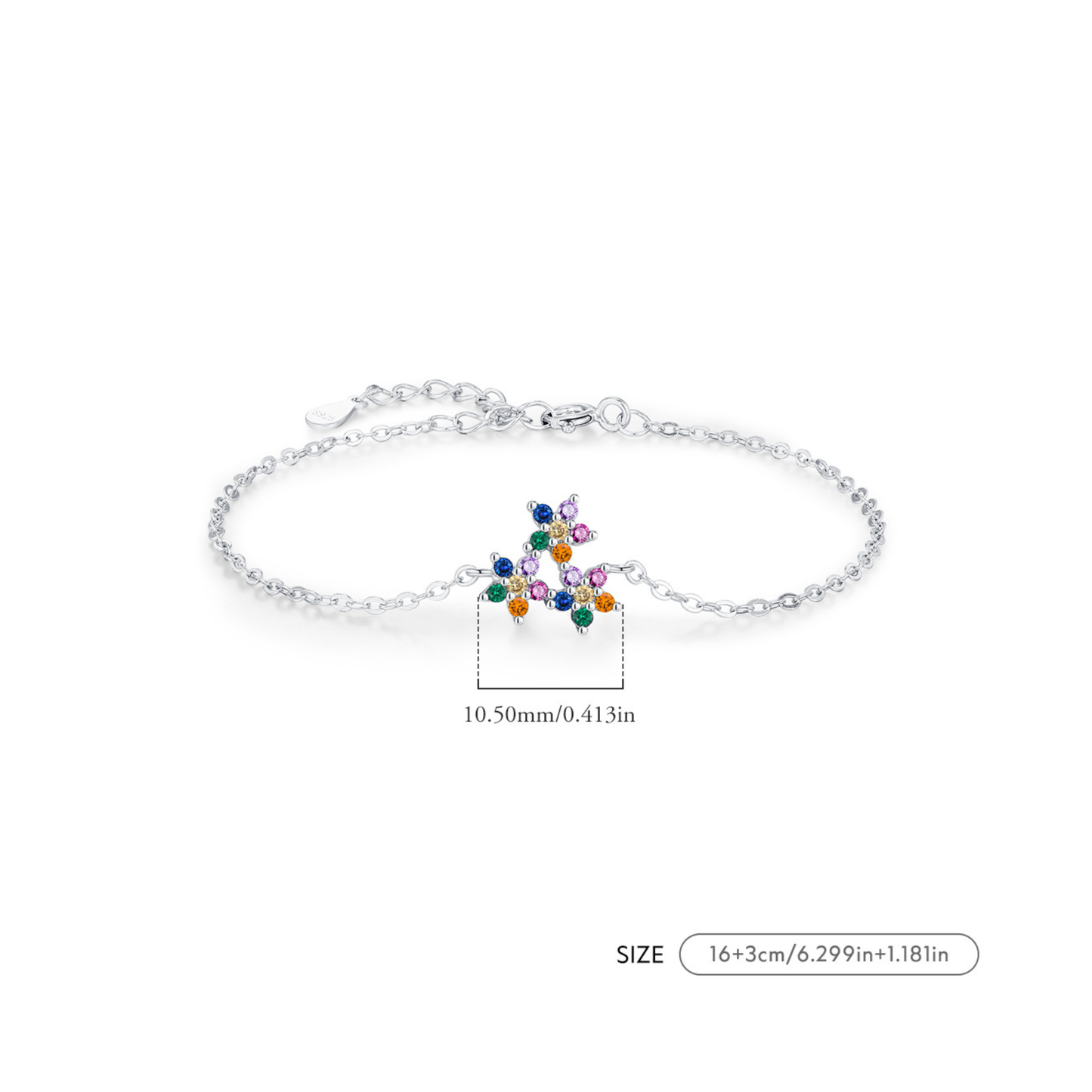 Three Flowers Bracelet