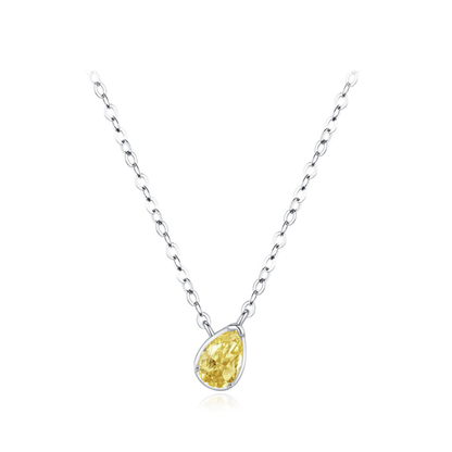 Water Drop Zirconia Necklace