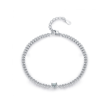 Sparkling Heart Bracelet