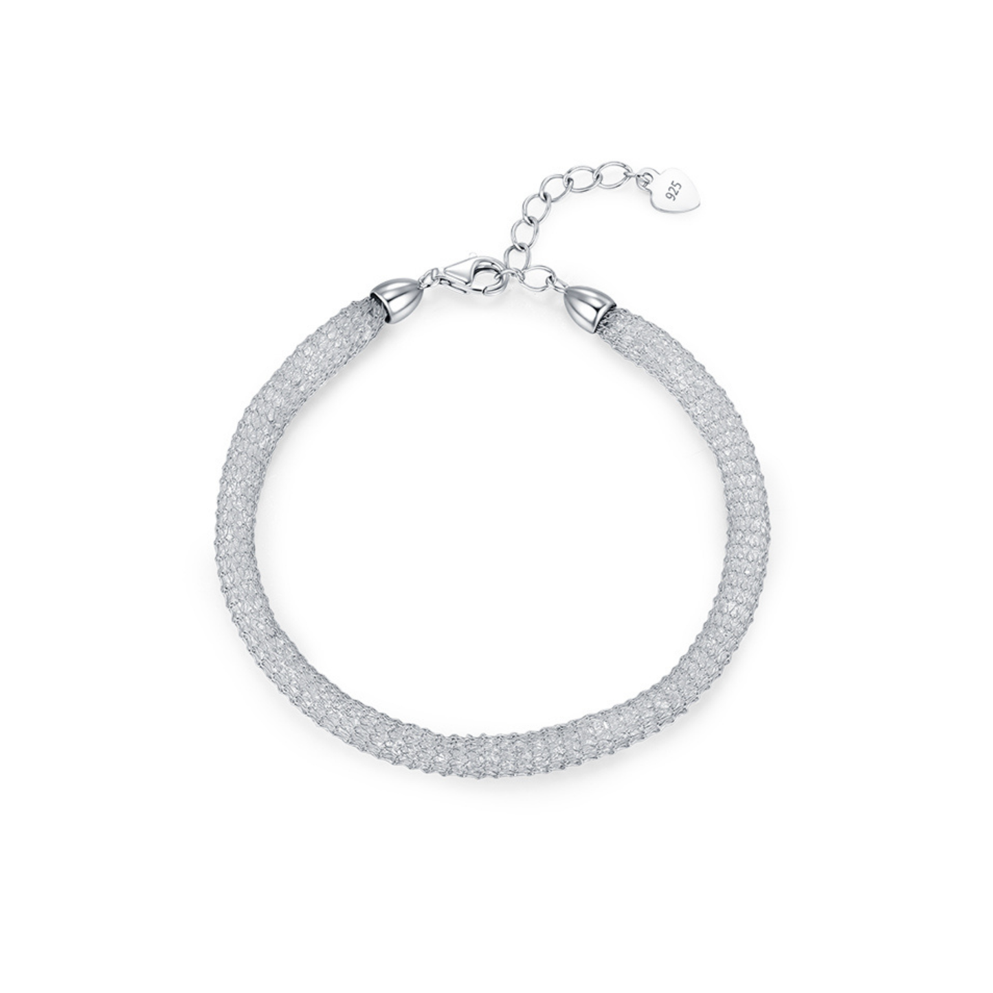Shinning Reticular Full Zirconia Weave Bracelet