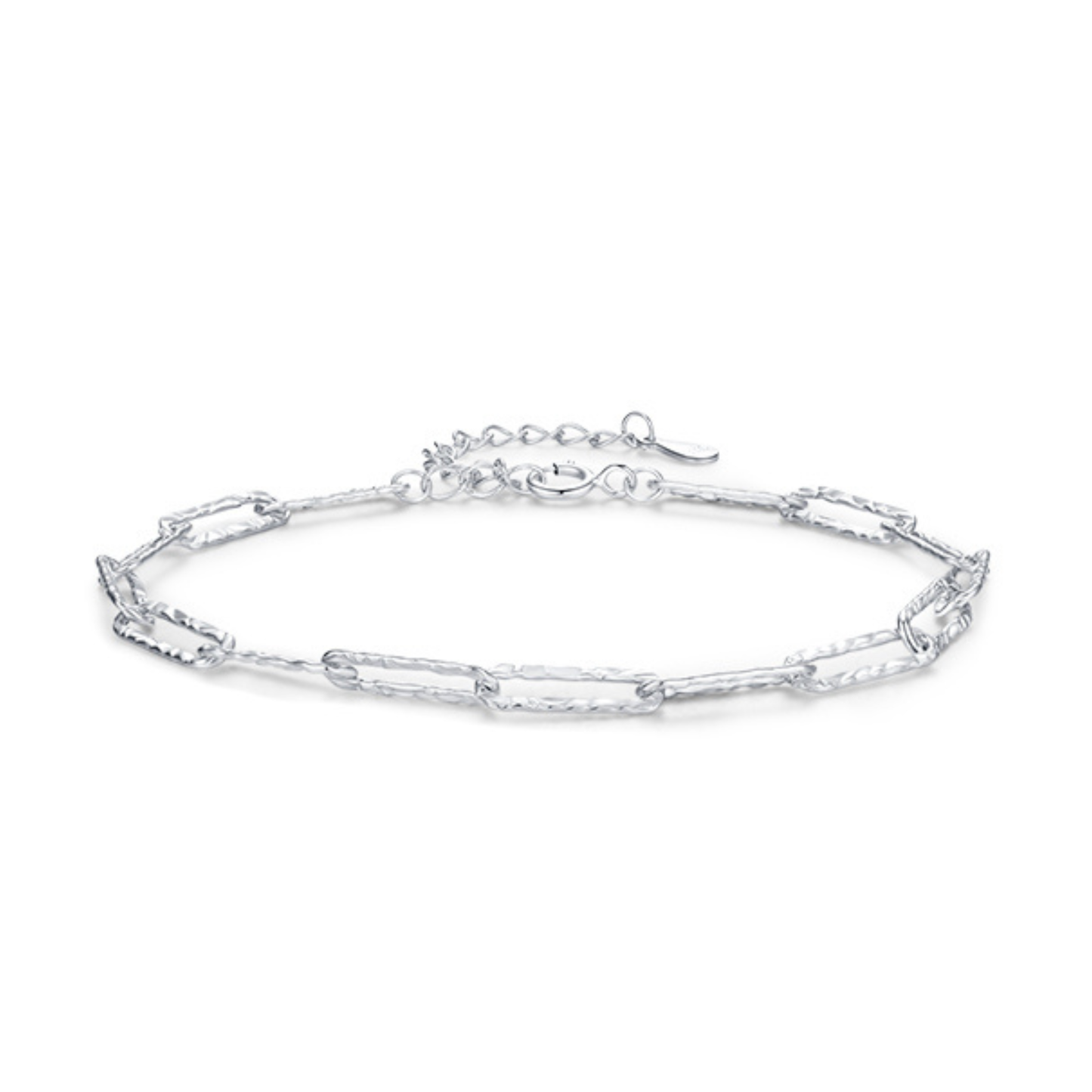 Wavy Lock Chain Bracelet