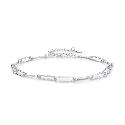 Wavy Lock Chain Bracelet