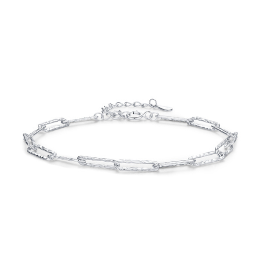 Wavy Lock Chain Bracelet