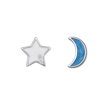 Moon Stud Earrings