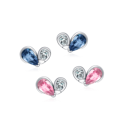 Tiny Hearts Stud Earrings