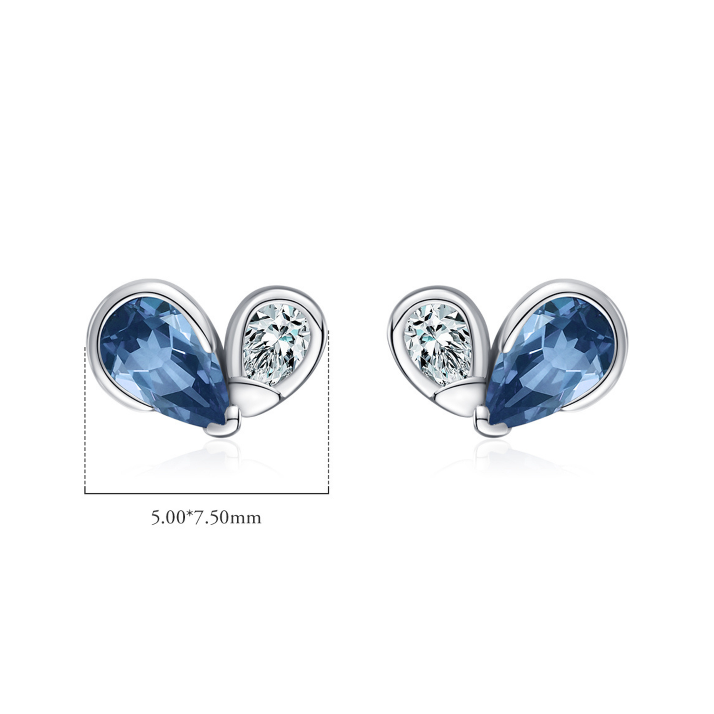 Tiny Hearts Stud Earrings