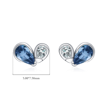 Tiny Hearts Stud Earrings