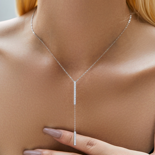 Trendy Link Chain Lariat Necklace