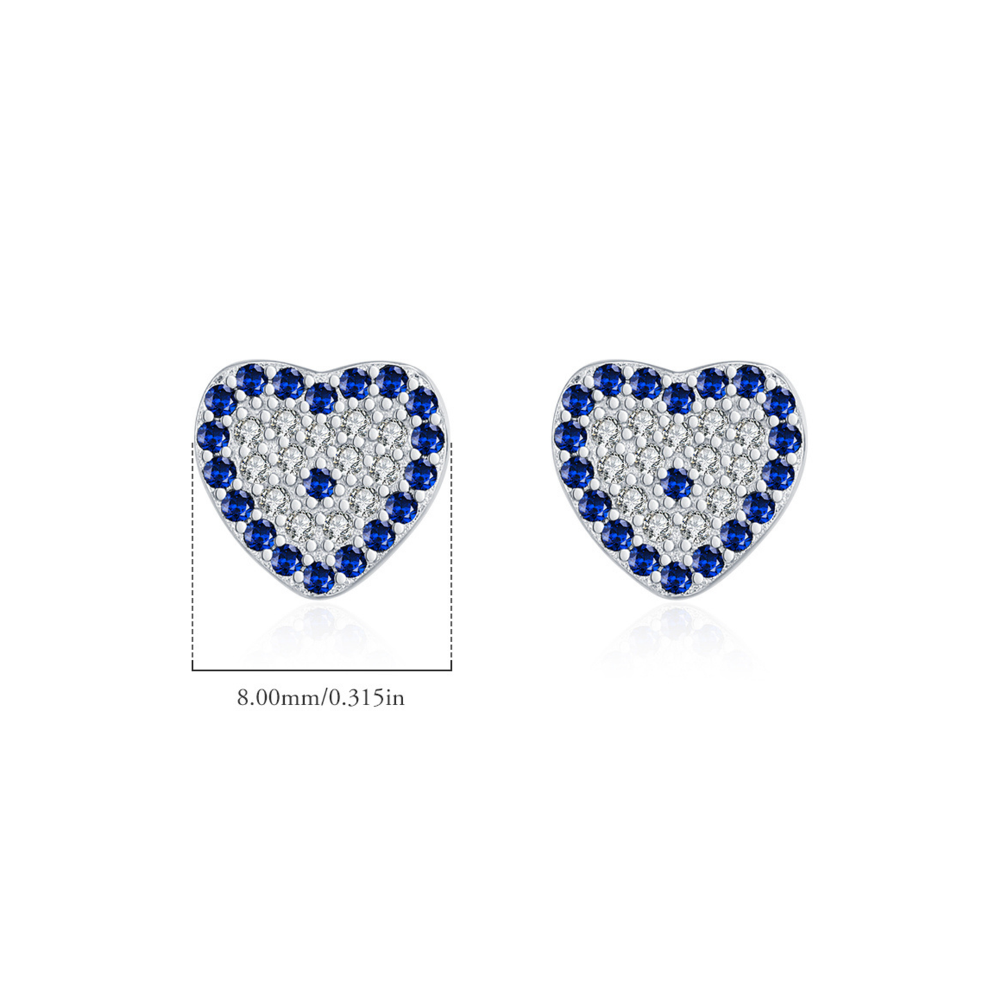 Heart Stud Earrings