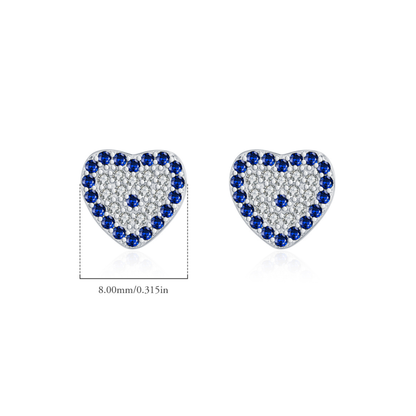 Heart Stud Earrings