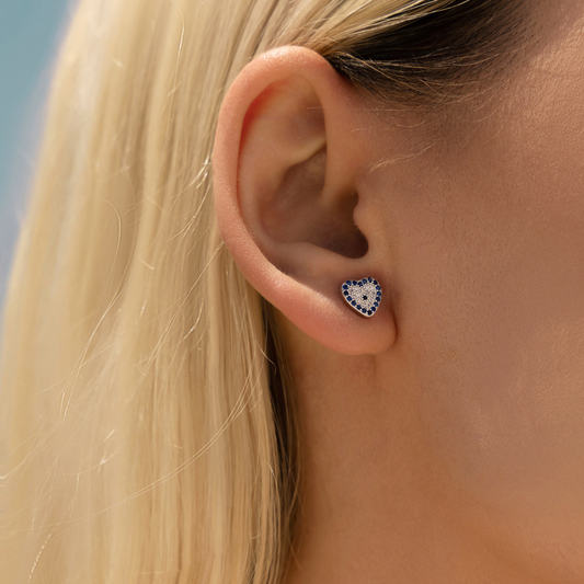 Heart Stud Earrings