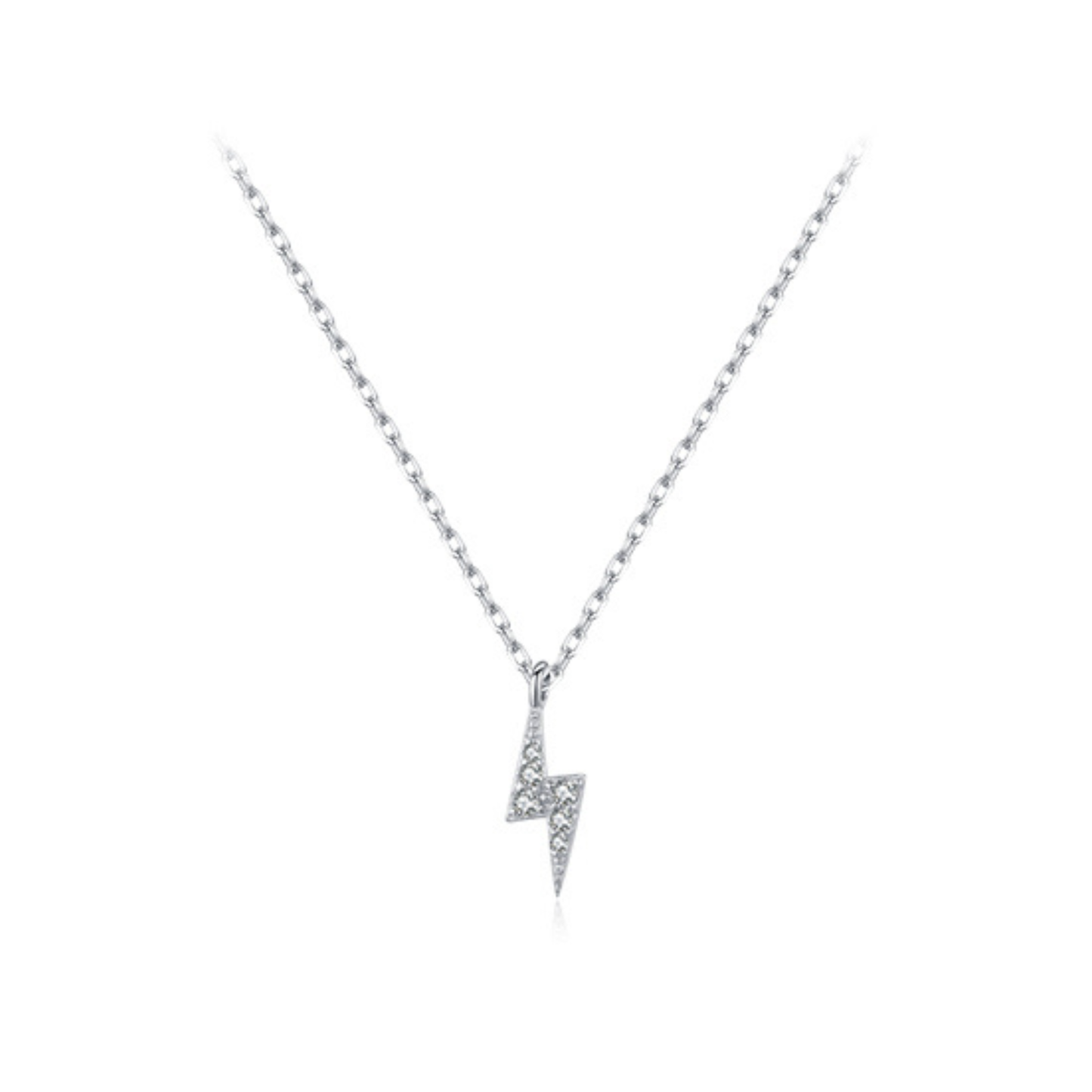 Simple Lightning Pendant Necklace
