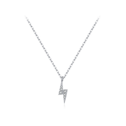 Simple Lightning Pendant Necklace