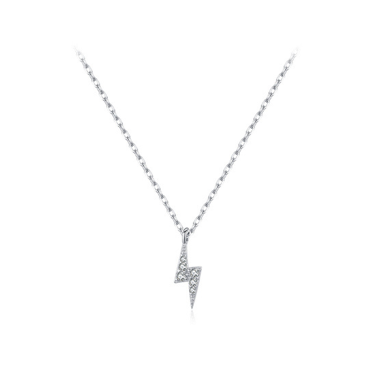 Simple Lightning Pendant Necklace
