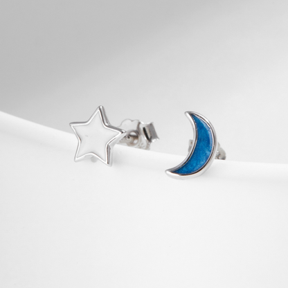 Moon Stud Earrings