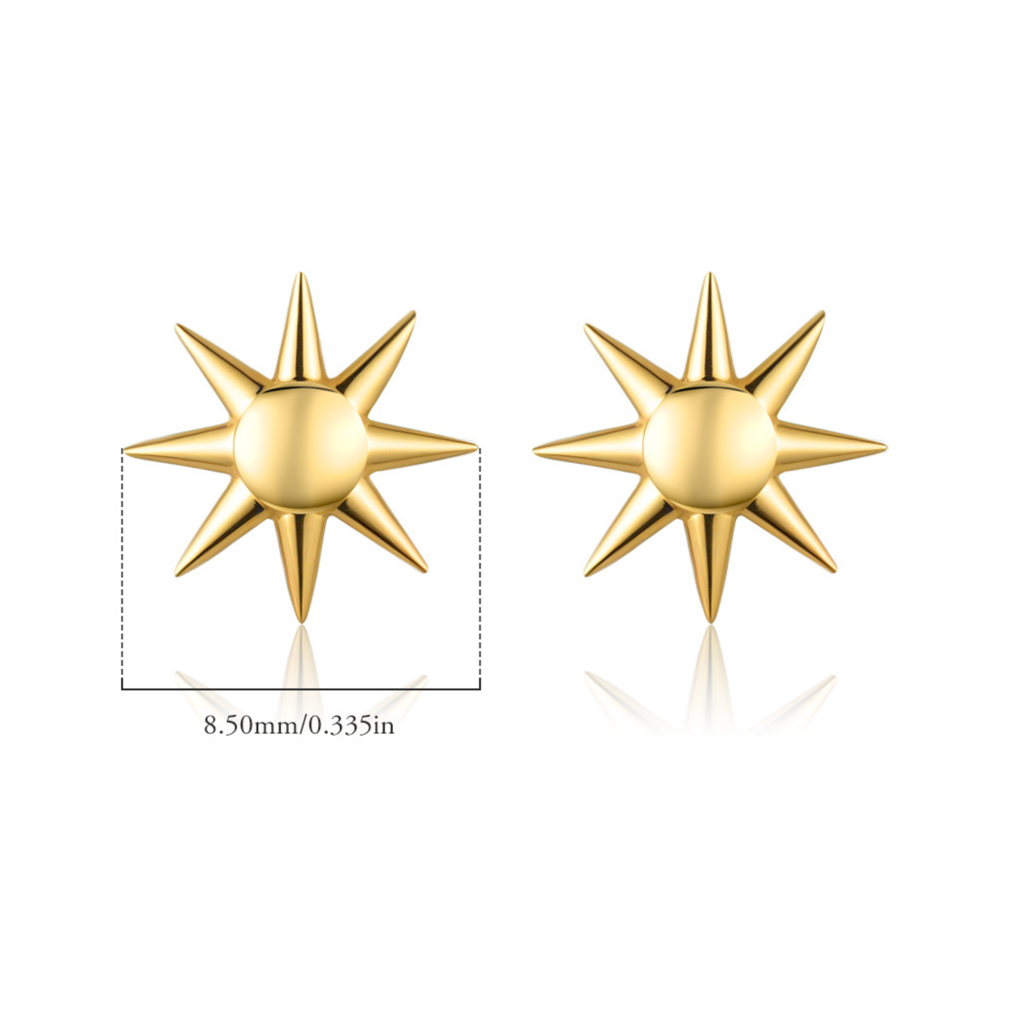 Sun Stud Earrings