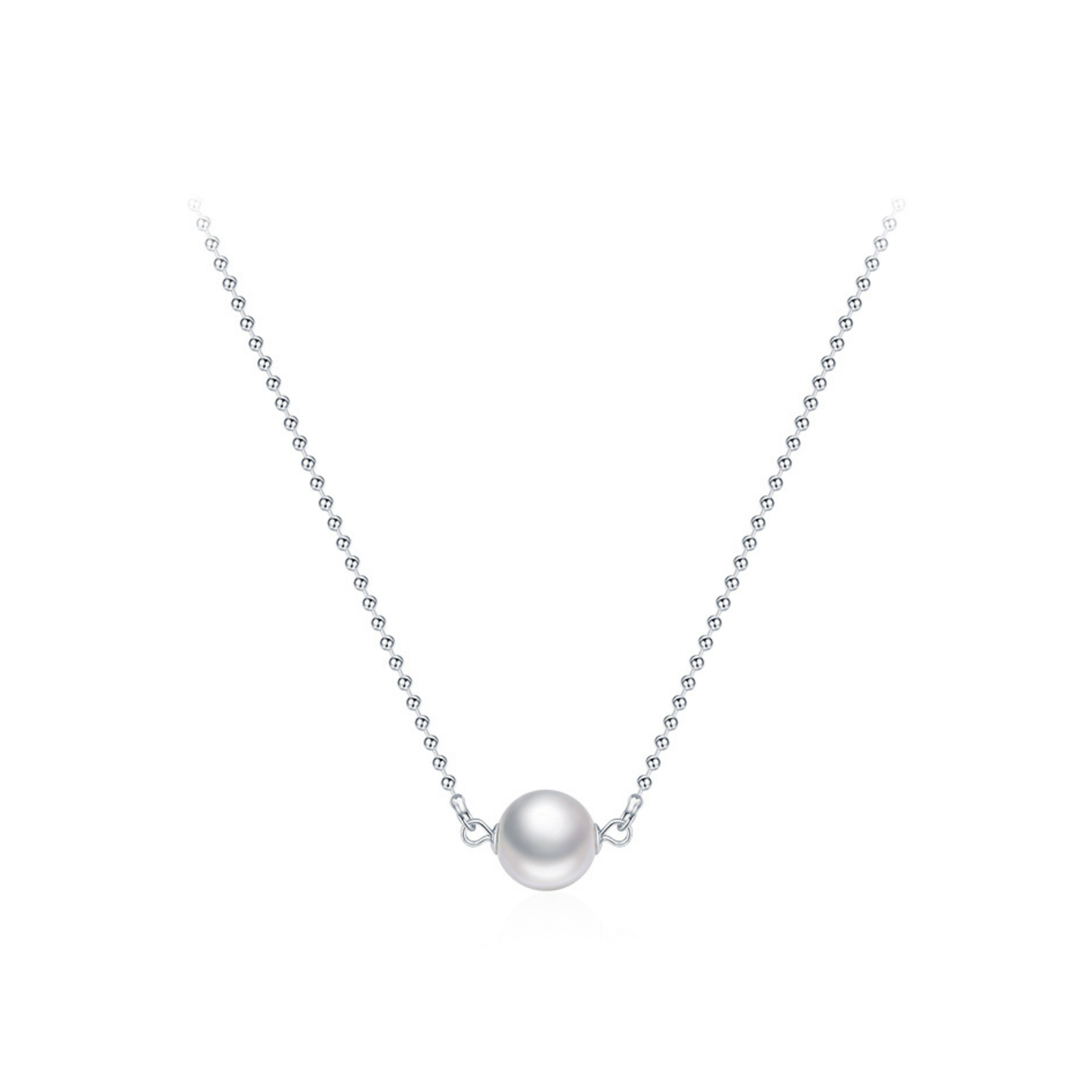 Elegant Crystal Pearl Necklace