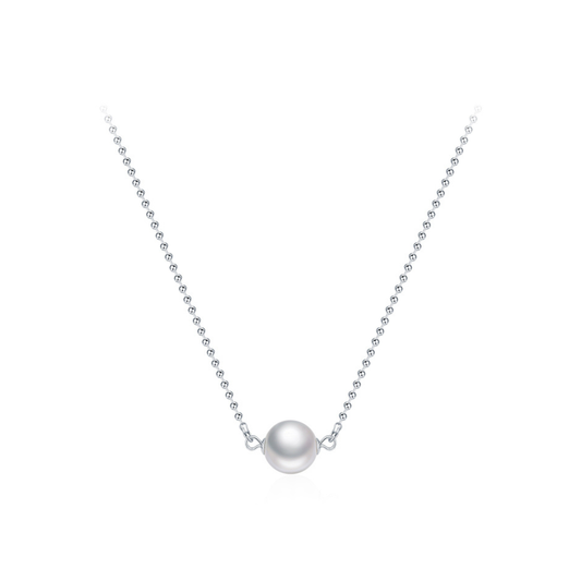 Elegant Crystal Pearl Necklace