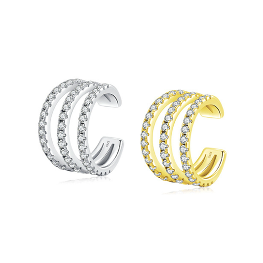Clear Zirconia Ear Cuff MARCOSELLE