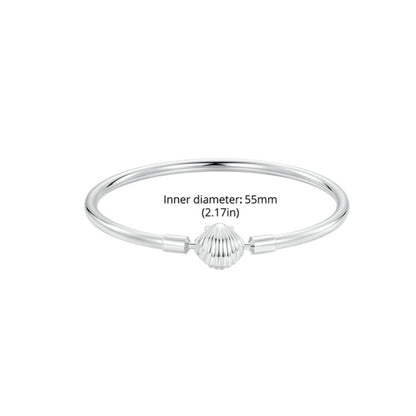 Shell Bracelet White Gold Plated MARCOSELLE
