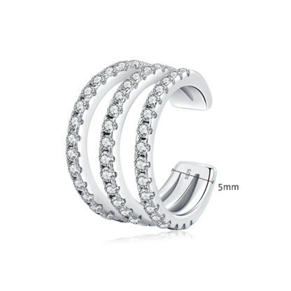 Clear Zirconia Ear Cuff MARCOSELLE