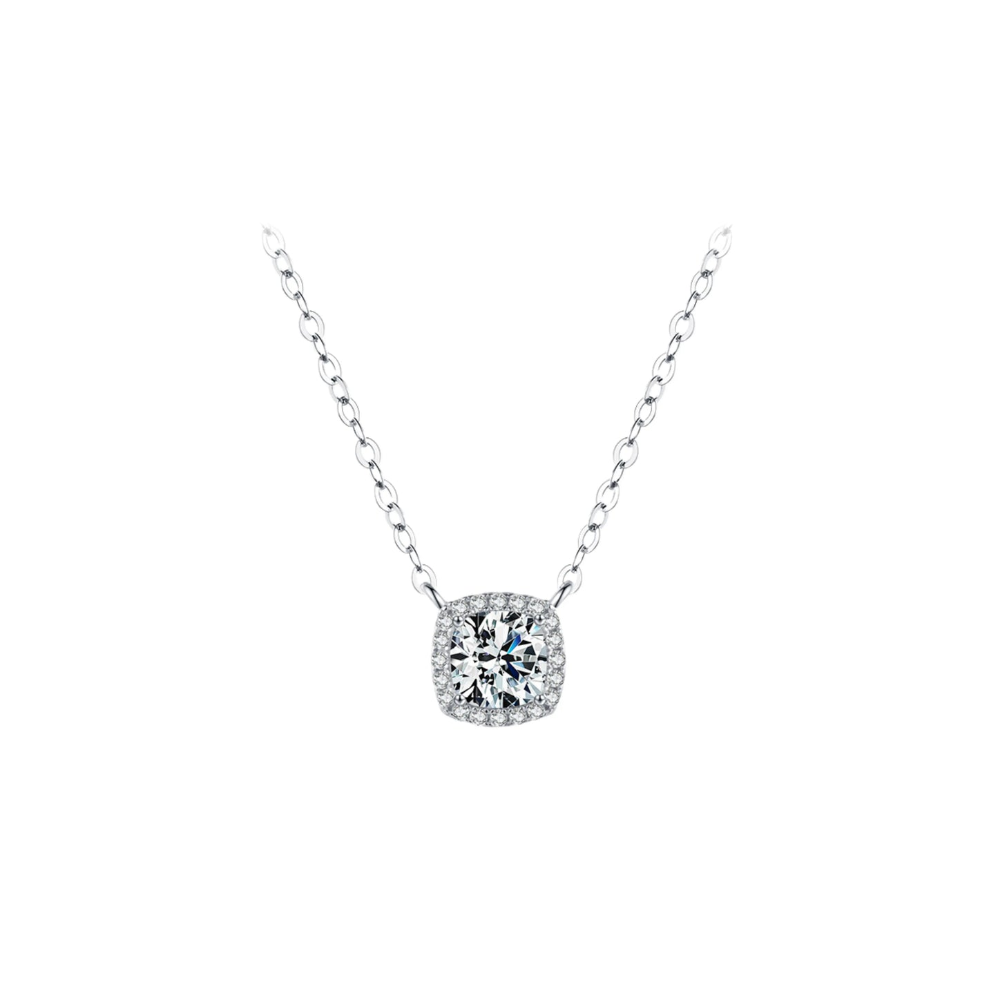 Moissanite Pendant Necklace MARCOSELLE