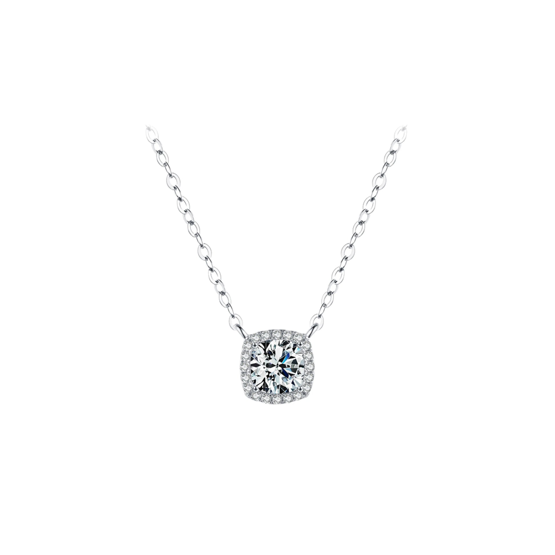 Moissanite Pendant Necklace MARCOSELLE