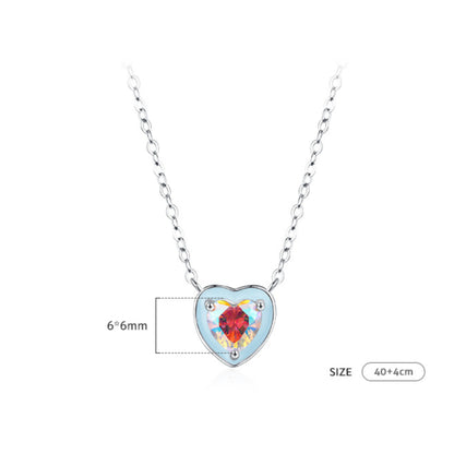 Blue Enamel Hearts Pendant MARCOSELLE