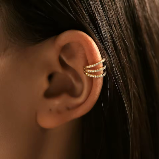 Clear Zirconia Ear Cuff MARCOSELLE