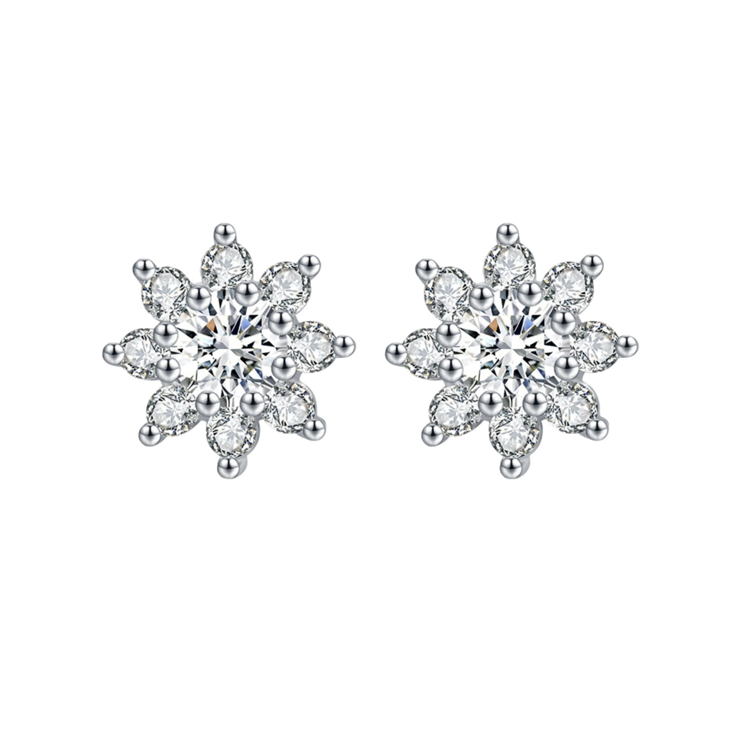 Flower Stud Earrings - MARCOSELLE
