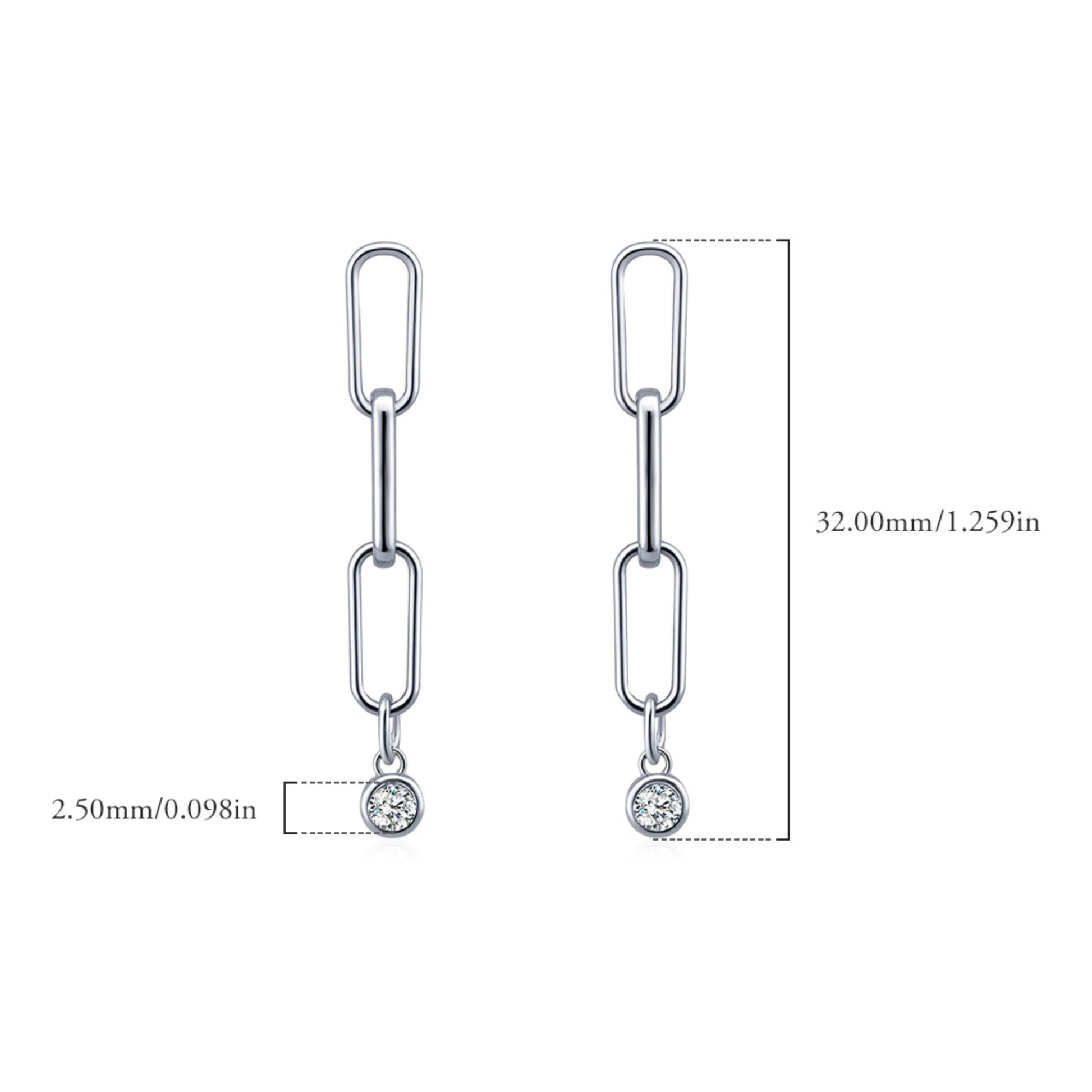 Link Chain Stud Earrings - MARCOSELLE