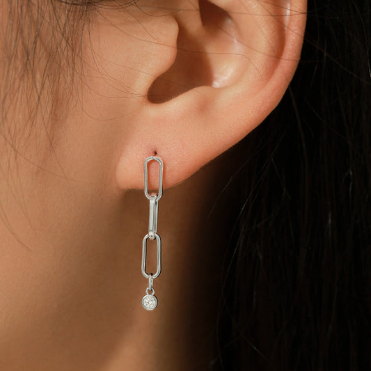 Link Chain Stud Earrings - MARCOSELLE