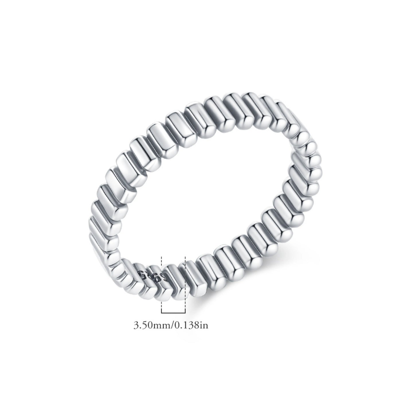 Geometric Stackable Ring - MARCOSELLE