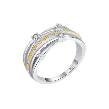 Twist Line CZ Ring - MARCOSELLE